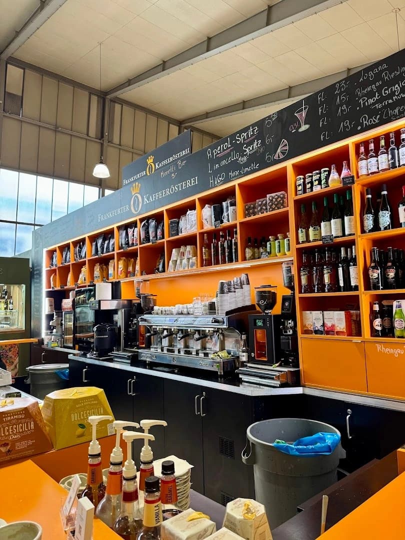 Frankfurter Kaffeerösterei Cafébar in der Kleinmarkthalle